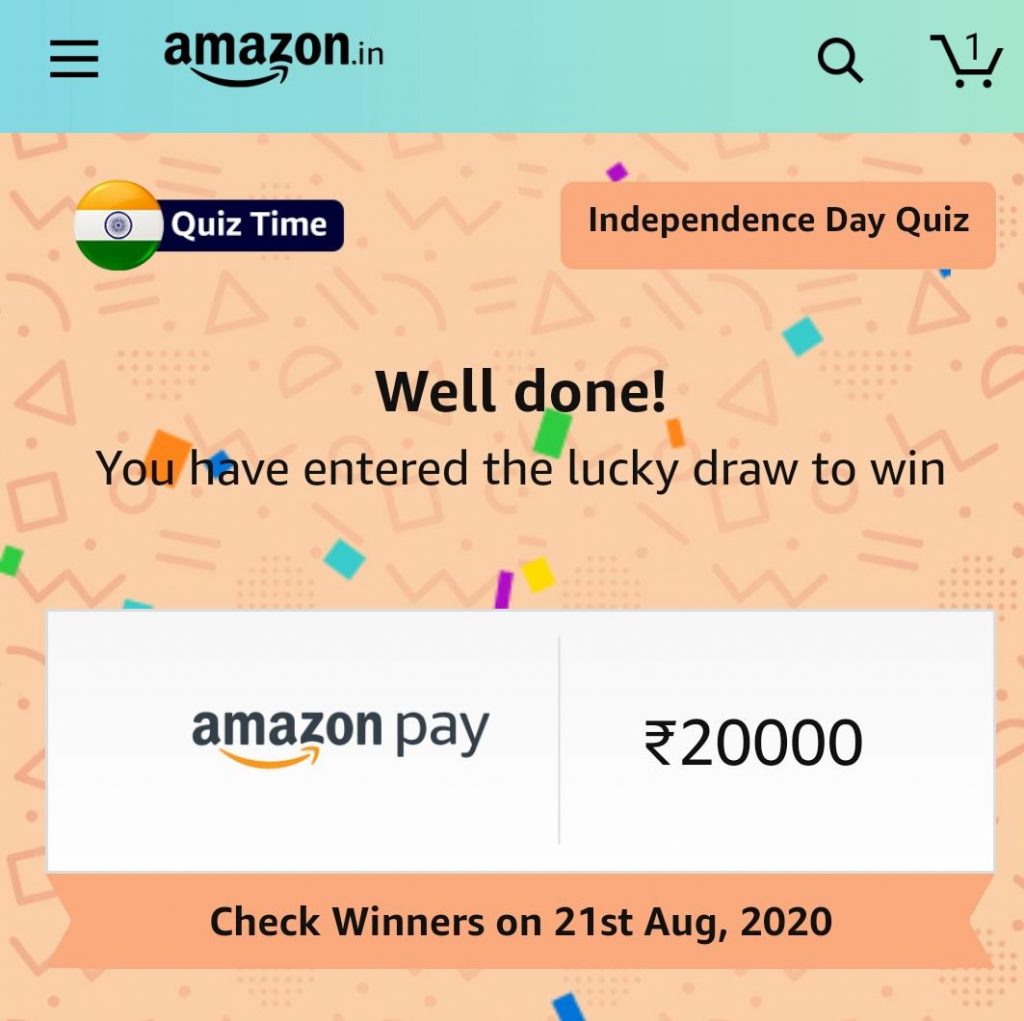 Amazon Independence Day Quiz