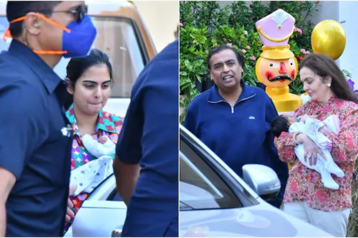 Isha Ambani And her husband Anand Pirmal Spotted In Mumbai With Twins Baby, Have A Look,